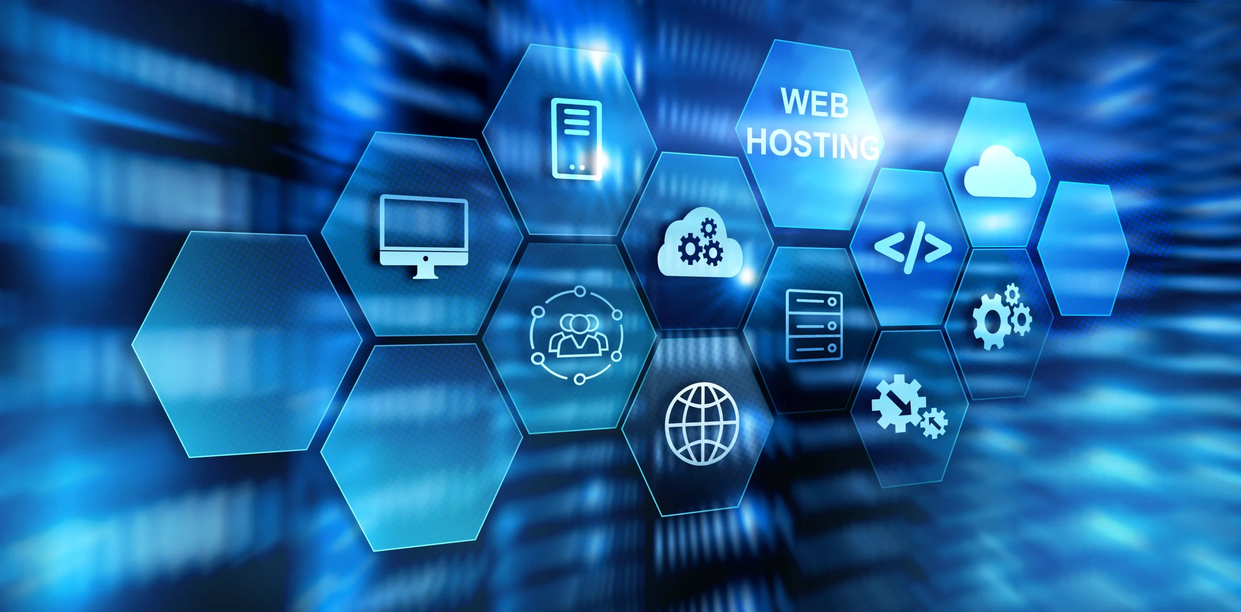 website-hosting-concept-with-bright-light